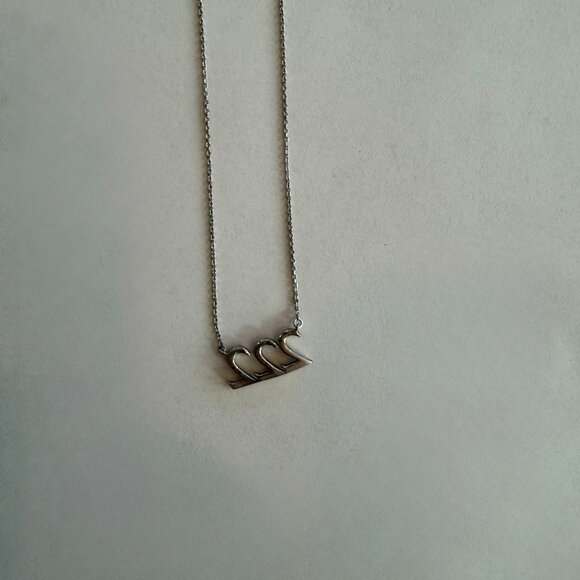 Zales Diamond Accent Lucky Number "222" Necklace in Sterling Silver - Picture 5 of 5